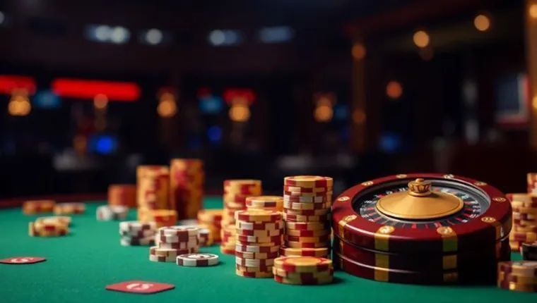 A player strategically choosing a slot machine game, illustrating the importance of understanding volatility and game selection.