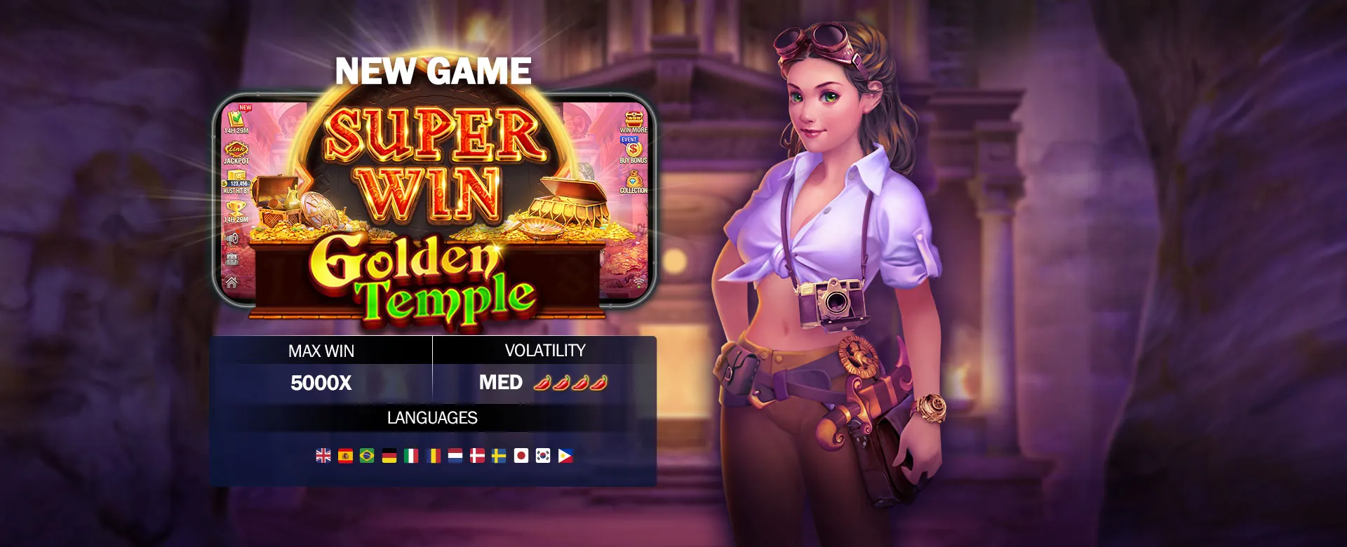 Diverse nustar game selection including slots, poker, and sports betting